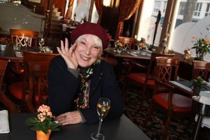 Bernadette Lafont, à Valenciennes, le 6 avril 2012. L'actrice célébrait ses 55 ans de carrière. 