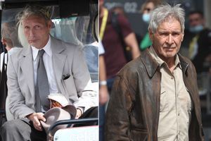 Harrison Ford et Mads Mikkelsen sur le tournage d’"Indiana Jones 5"