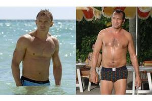  Daniel Craig dans "Casino Royale", Jean Dujardin dans "OSS 117: Rio ne répond plus".