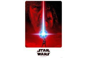 L'affiche promotionnelle du film "Star Wars: Les derniers Jedi".