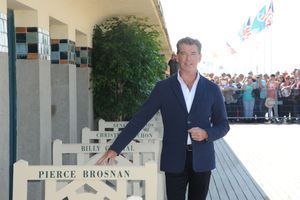 Pierce Brosnan à Deauville lors de la 40e édition.
