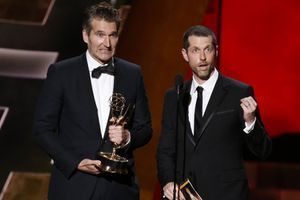 David Benioff et D.B. Weiss aux Emmy Awards en septembre 2015. 