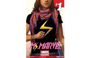La couverture du premier livre des aventures de Miss Marvel, qui sortira en février prochain.