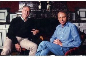 Gilles Martin-Chauffier et Michel Houellebecq 