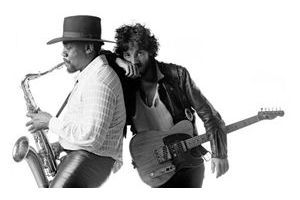  Clarence Clemons et Bruce Springsteen, sur la pochette de "Born to run"