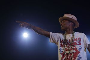 Pharrell Williams était à Toulouse pour lancer sa tournée en France.
