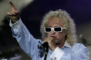 Michel Polnareff lors de son concert du 14 juillet 2007.