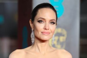 Angelina Jolie à la cérémonie des BAFTA à Londres, le 18 février 2018. 