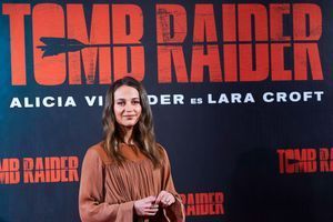 Alicia Vikander, sublime à Madrid pour la présentation de "Tomb Raider"