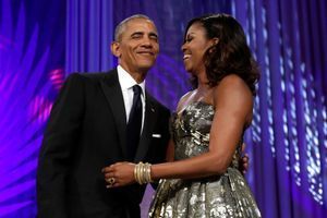 Barack et Michelle Obama en septembre 2016. 