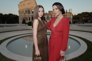 Catherine Zeta-Jones et sa fille Carys, tandem chic à Rome