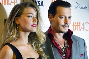 Johnny Depp et sa femme Amber Heard à la première de "Black Mass" au Festival international de film de Toronto le 14 septembre dernier. 