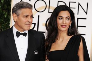 Amal et George Clooney aux Golden Globes Awards le 11 janvier dernier