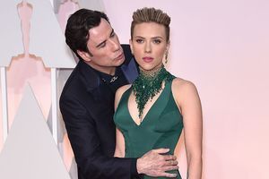 John Travolta et Scarlett Johansson aux Oscars, le 22 février dernier