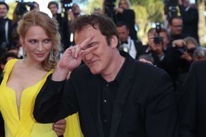 Uma Thurman et Quentin Tarantino le 23 mai dernier, au Festival de Cannes.