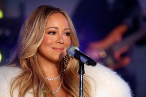 Mariah Carey le 31 décembre 2017 à New York. 