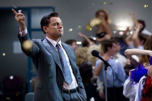 Leonardo DiCaprio dans "Le Loup de Wall Street", film au coeur du scandale financier.