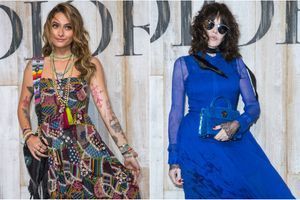 Isabelle Adjani et Paris Jackson au défilé Dior de Chantilly
