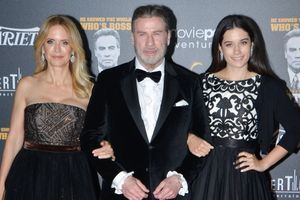 Kelly Preston, John Travolta et leur fille Ella en 2018