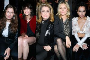 Kate Moss, Catherine Deneuve, Charlotte Gainsbourg…pluie de stars au défilé Saint Laurent