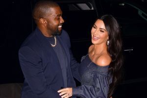 Kanye West et Kim Kardashian en novembre 2019
