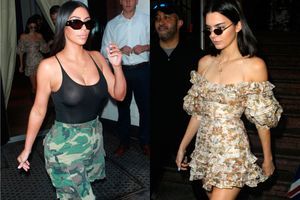 Kim Kardashian et Kendall Jenner : sexy à New York