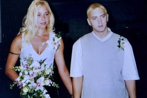 Kim Scott et Eminem en 1999.