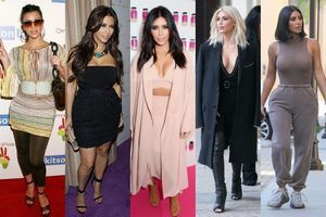 La folle évolution look de Kim Kardashian