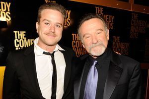 Zachary et Robin Williams