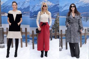 Marion Cotillard, Claudia Schiffer et Monica Bellucci au "ski" pour le défilé Chanel