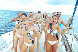 Les candidates de Miss France 2019 pendant leur voyage à l'île Maurice