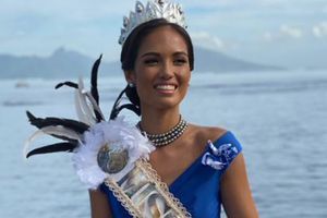 Tumateata Buisson, élue Miss Tahiti le 25 juin 2021. 