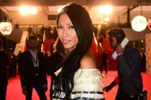 Anggun à Cannes lors de la cérémonie des NRJ Music Awards 2015. 