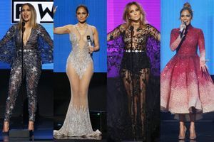 Les 8 tenues de Jennifer Lopez aux AMA 2015