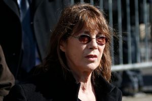Jane Birkin aux obsèques d’Alain Resnais à Paris le 10 mars 2014 