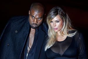 Kanye West et Kim Kardashian à Paris, le 29 septembre, avant le défilé Givenchy.