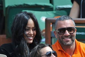 Amel Bent et son compagnon, Patrick Antonelli, en juin 2014.