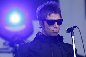 Liam Gallagher sur scène le 28 juin dernier, durant le festival de Glastonbury.