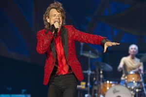 Mick Jagger en concert à Indianapolis, en juillet 2015.