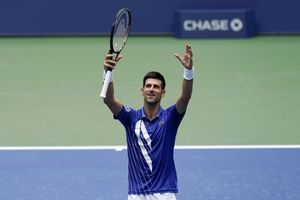 Novak Djokovic à l'US Open à New York le 2 septembre 2020