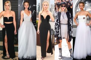 People Style : Jennifer Lawrence comme dans un film en noir et blanc