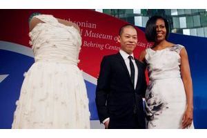  Michelle Obama et Jason Wu, qui lui avait dessiné sa robe pour la soirée d'investiture en janvier 2009.