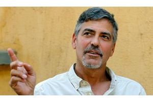  George Clooney au Soudan, en janvier dernier.
