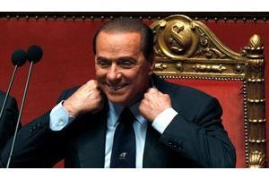  Silvio Berlusconi à la conférence de presse d'aujourd'hui.