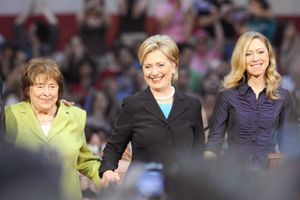 Dorothy, Hillary et Chelsea pendant la campagne de 2008. 