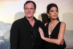 Quentin Tarantino et son épouse Danielle à Rome, en août 2019.
