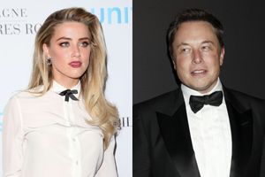 Amber Heard et Elon Musk.