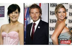  Lily Allen, David Beckham et Ivanka Trump.