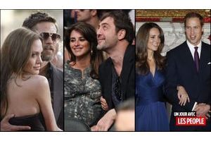  Brad Pitt et Angelina Jolie, Penelope Cruz et Javier Bardem, le Prince William et Kate Middleton