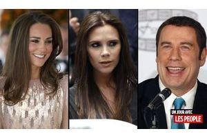  Kate, Victoria Beckham et John Travolta